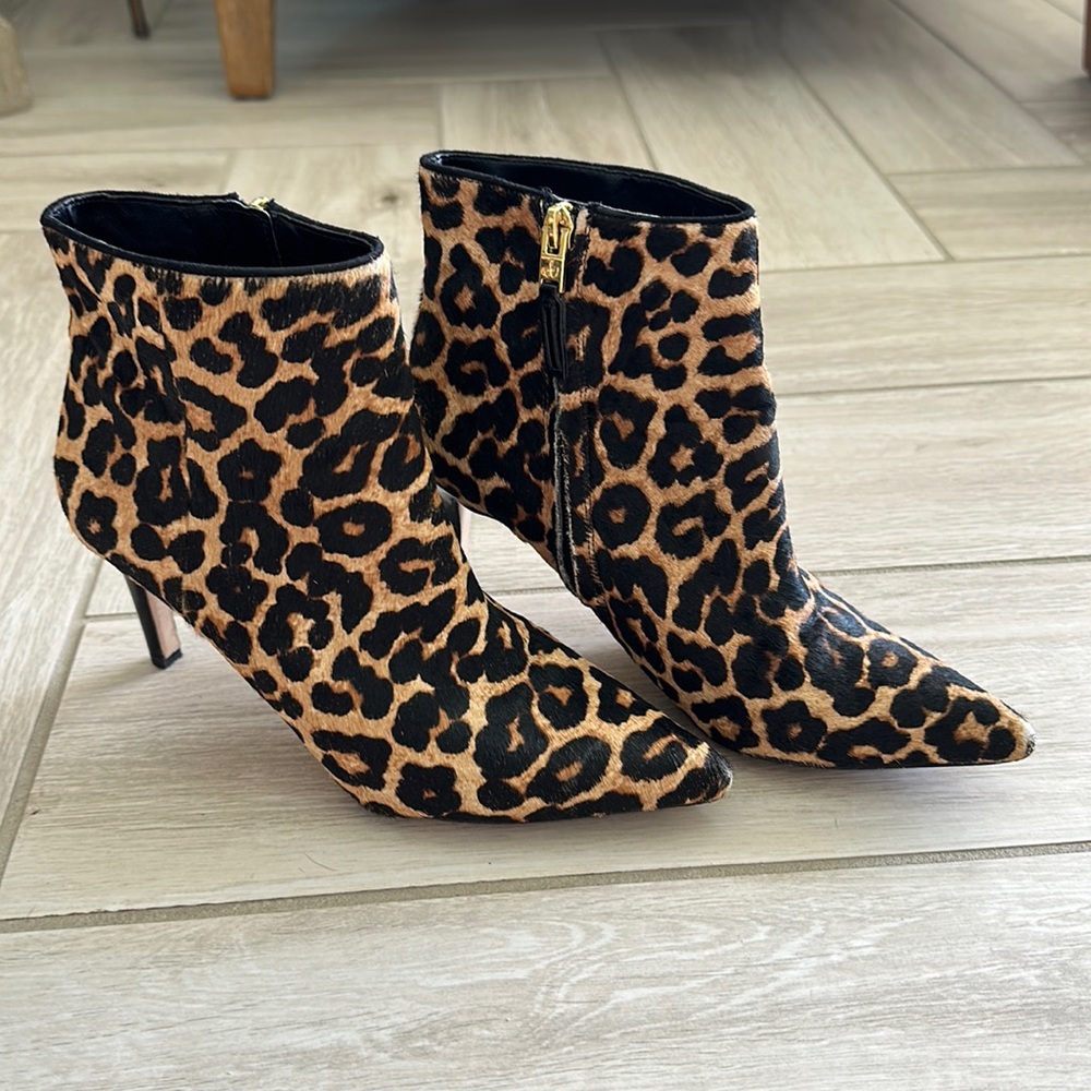 Used Sam Edelman Leopard Bootie